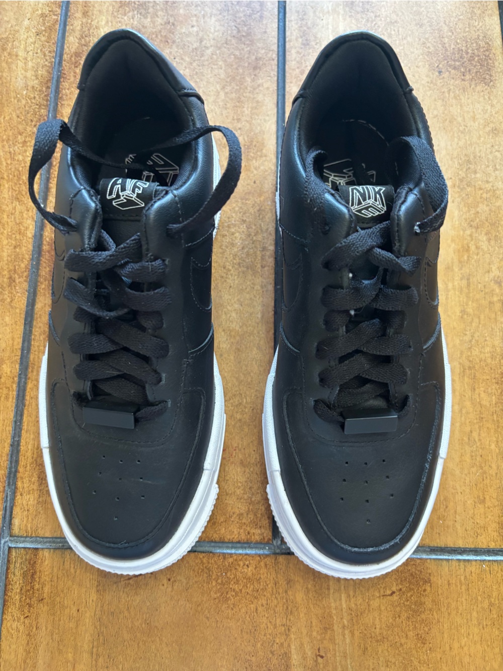 Nike Air Force 1 Low Pixel Black White CK6649-001 - Picture 3 of 7